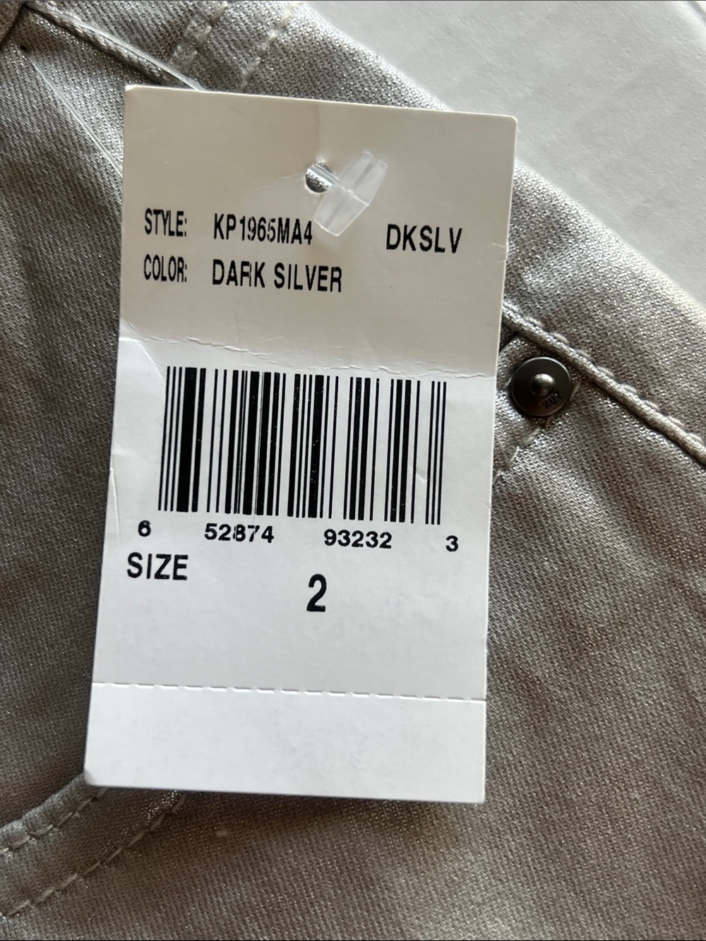 NWT Kut from the Kloth Miller High Rise Metallic Wide-Leg Pants Sz 2 - Picture 13 of 16